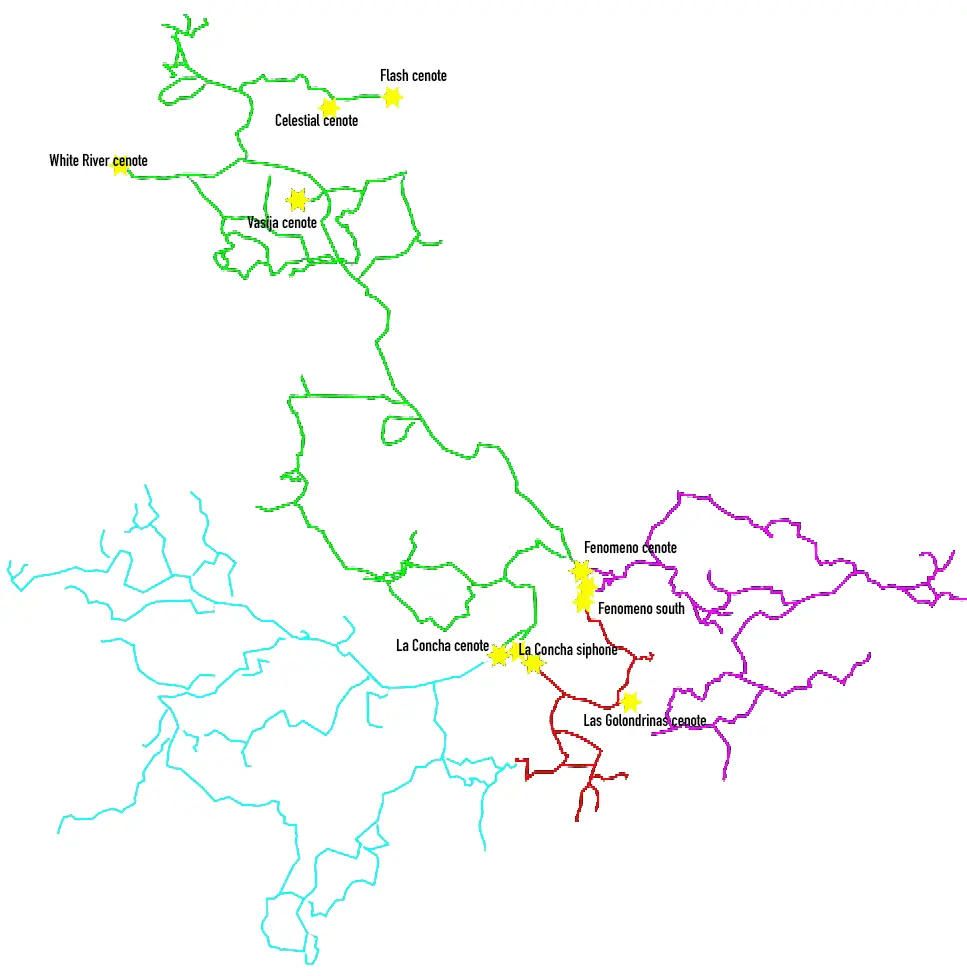 La Concha - Fenomeno area lines map