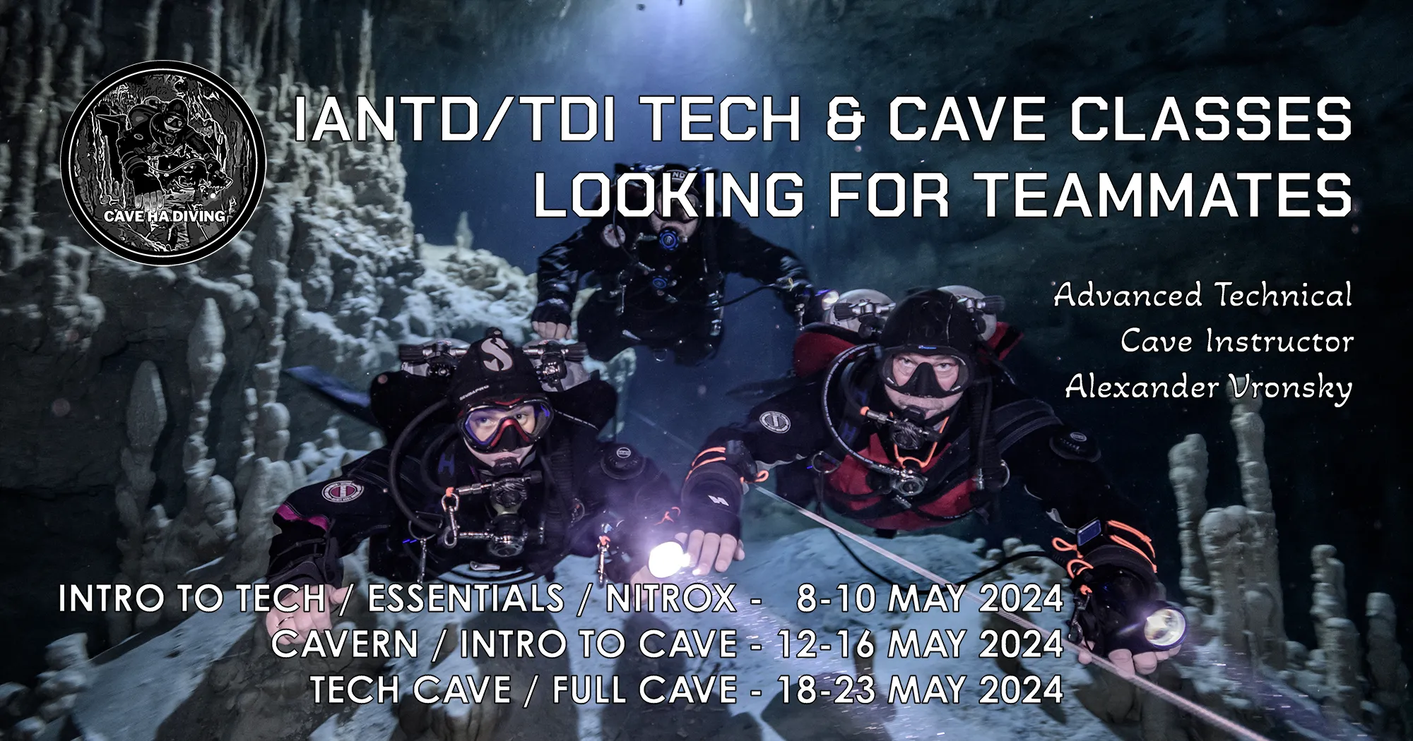 Invitation Cave Classes 2024