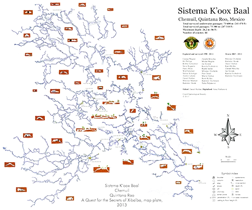 Koh Baal Cave area map