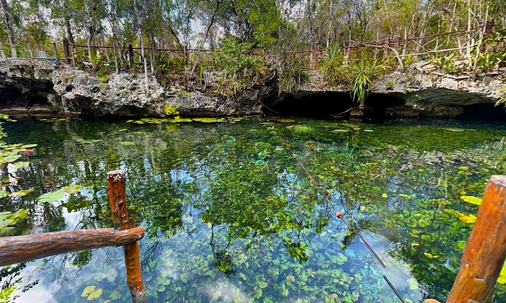Nicte Ha Cenote entrance
