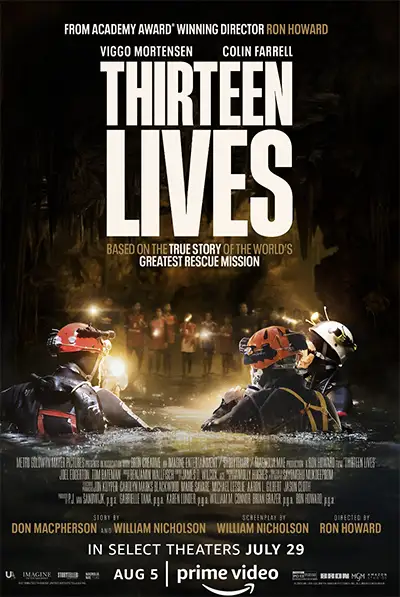 Thirteen Lives 2022 Movie Cover art